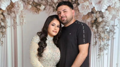 Gabriela de los Ángeles Sanarrusia Chavarria ile erkek arkadaşı Jorge