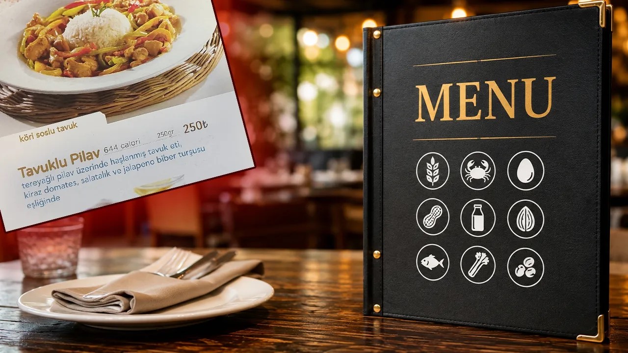 1 Temmuz itibarıyla restoran, kafe ve yemekhanelerde menülerde içerik, alerjen