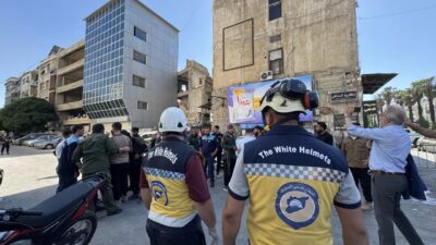 Suriye'nin başkenti Şam'da bulunan Hicaz bölgesindeki bir kafede meydana gelen