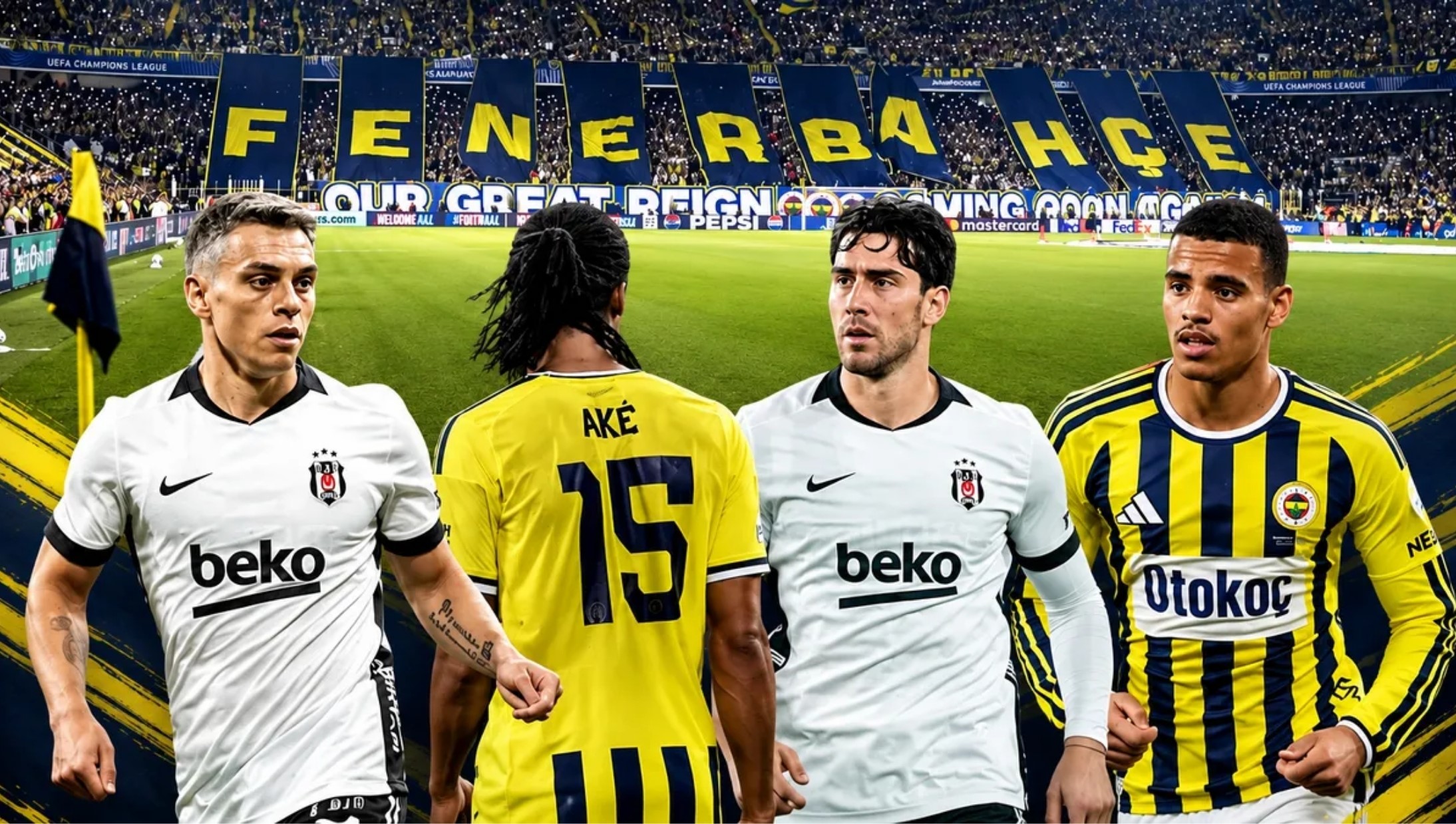 Trendyol Süper Lig'in 4. haftasında Fenerbahçe ile Beşiktaş, sezonun ilk