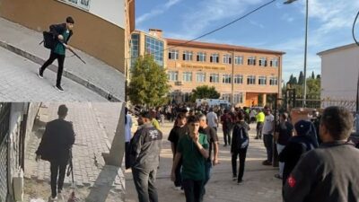 Manisa’nın Turgutlu ilçesinde bir lise yakınında meydana gelen silahlı saldırının