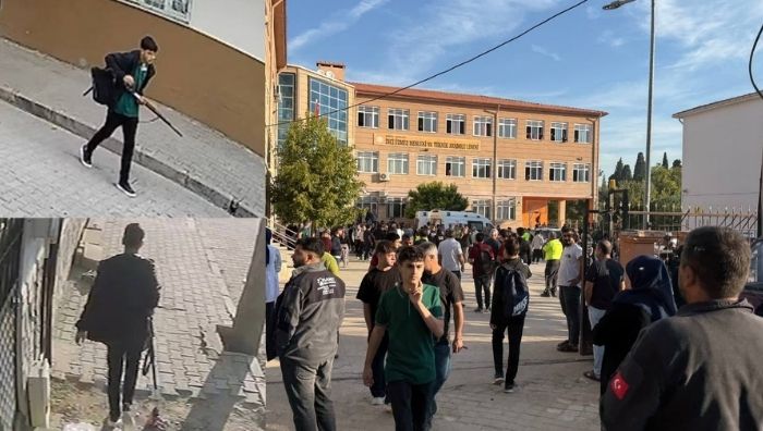 Manisa’nın Turgutlu ilçesinde bir lise yakınında meydana gelen silahlı saldırının