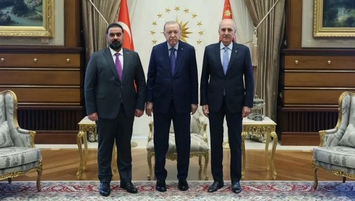Cumhurbaşkanı Recep Tayyip Erdoğan, Irak Temsilciler Meclisi Başkanı Heybet Halbusi'yi