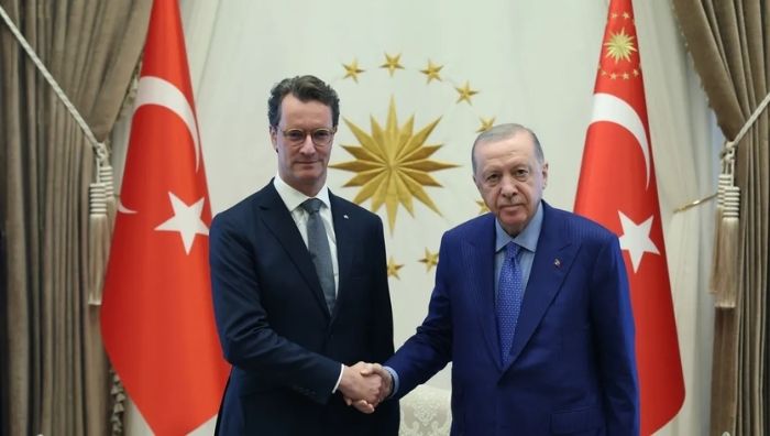 Cumhurbaşkanı Recep Tayyip Erdoğan, Almanya’nın Kuzey Ren-Vestfalya Eyaleti Başbakanı Hendrik