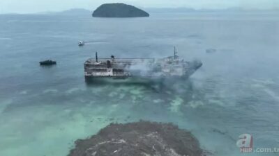 Filipinler açıklarında Manila’dan Palawan eyaletinin Coron bölgesine seyreden yolcu feribotunda