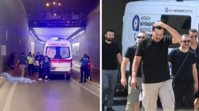 Antalya’nın Muratpaşa ilçesinde motosikletiyle seyir halindeyken kontrolünü kaybederek trafik levhasına