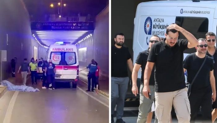Antalya’nın Muratpaşa ilçesinde motosikletiyle seyir halindeyken kontrolünü kaybederek trafik levhasına