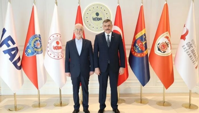 İçişleri Bakanı Mustafa Çiftçi, İranlı mevkidaşı Eskandar Momeni ile Ankara'daki