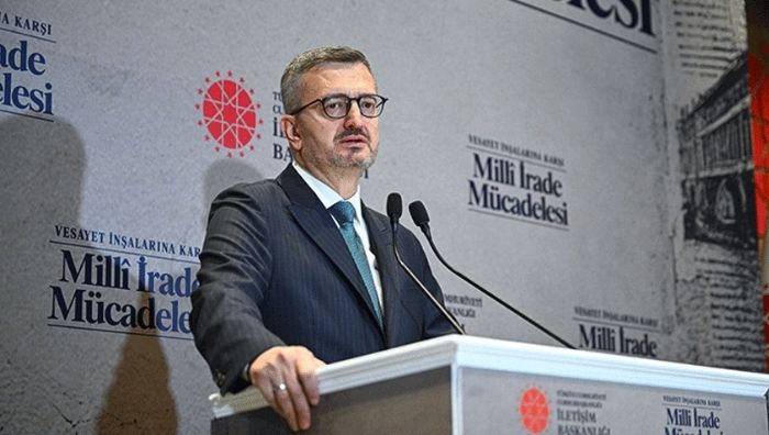 Cumhurbaşkanlığı İletişim Başkanı Burhanettin Duran, İstanbul'da düzenlenen “Vesayet İnşalarına Karşı