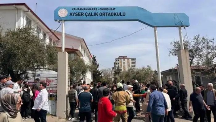 Kahramanmaraş'taki Ayser Çalık Ortaokulu'nda 15 Nisan'da yaşanan silahlı saldırının ardından