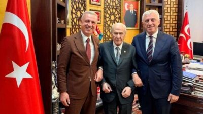 Cumhurbaşkanı Başdanışmanı Oktay Saral ve Of Belediye Başkanı Salim Salih