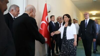 DEM Parti İmralı Heyeti üyeleri Pervin Buldan, Mithat Sancar ve
