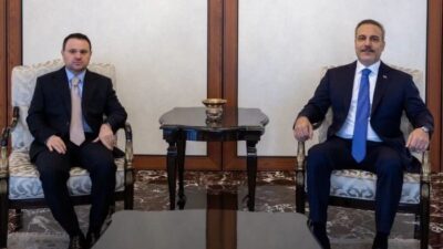 Dışişleri Bakanı Hakan Fidan ile Adalet Bakanı Akın Gürlek, Ankara’da