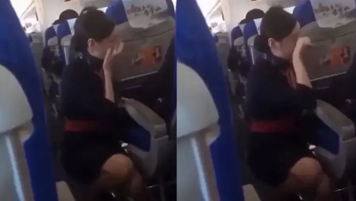 China Eastern Airlines’ın Hefei-Dalian seferinde servis sırasında yaşanan küçük bir